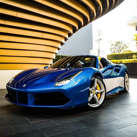 法拉利 Ferrari 488敞篷 蓝色